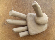 Daumenballen, Daumen und Finger ansetzen.